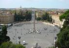 Площадь дель Пополо в городе Рим в Италии